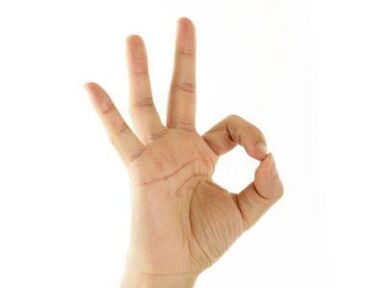 Prstový prst, který zabalí penis pro cvičení