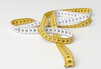 měřicí páska pro měření penisu po augmentaci sodou